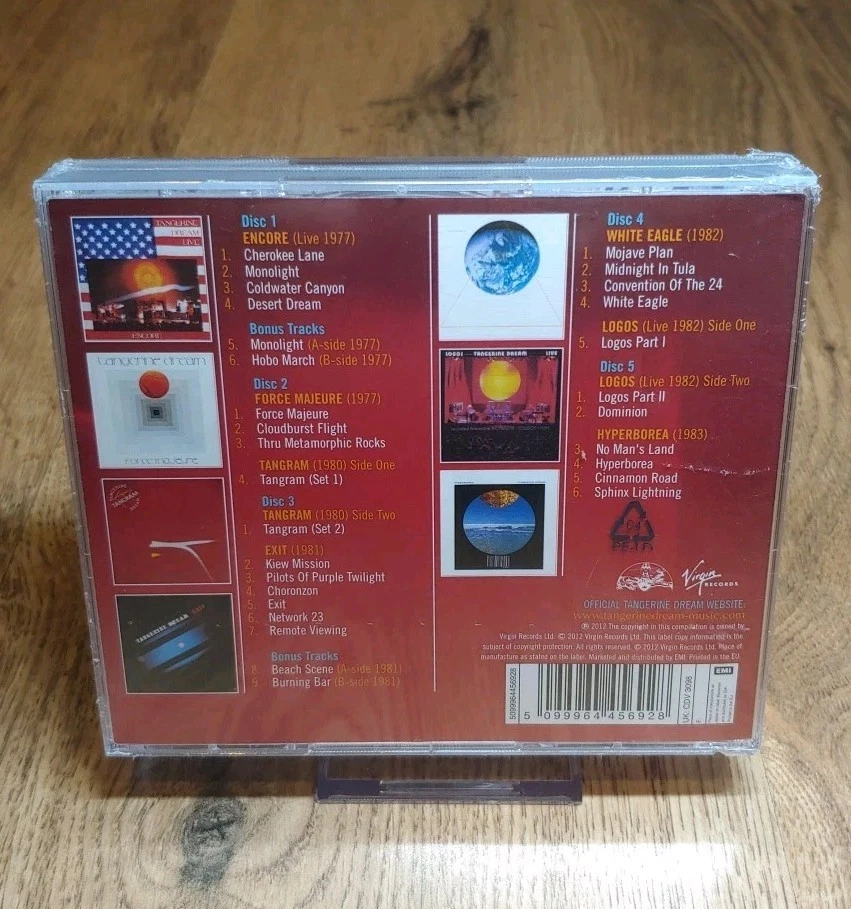 Tangerine Dream - Virgin Years: 1977-1983 CD Music Album 5 Disc Boxset Free P&P - Image 3 of 3