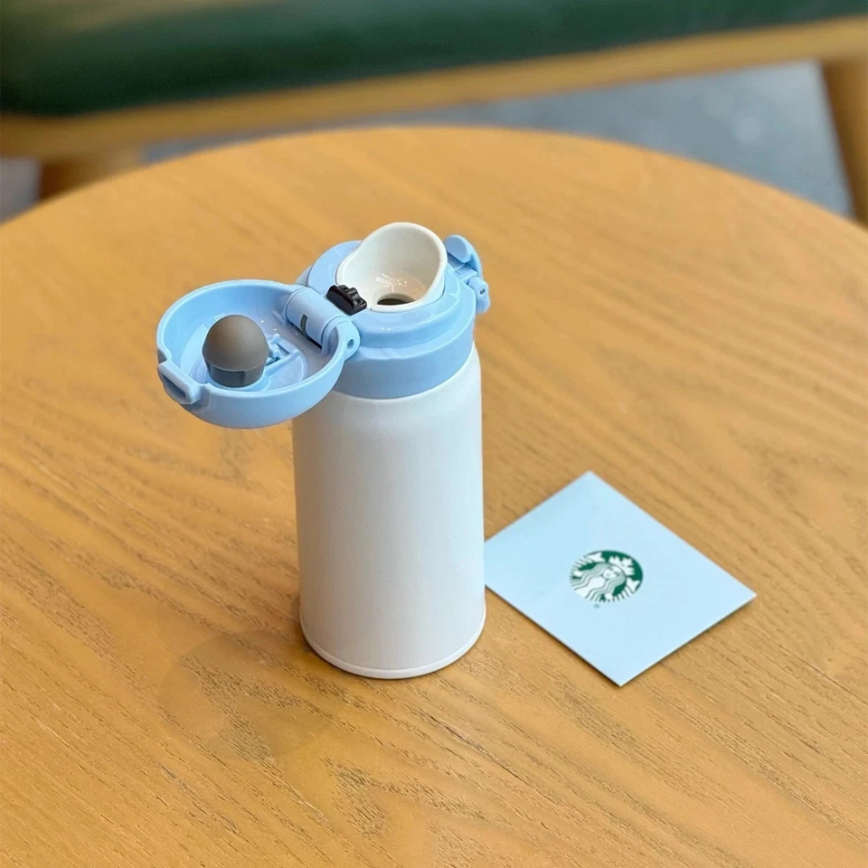 New 2025 China Starbucks Back to Campus 12oz SS Thermos Cup Gift Box - Image 4 of 4