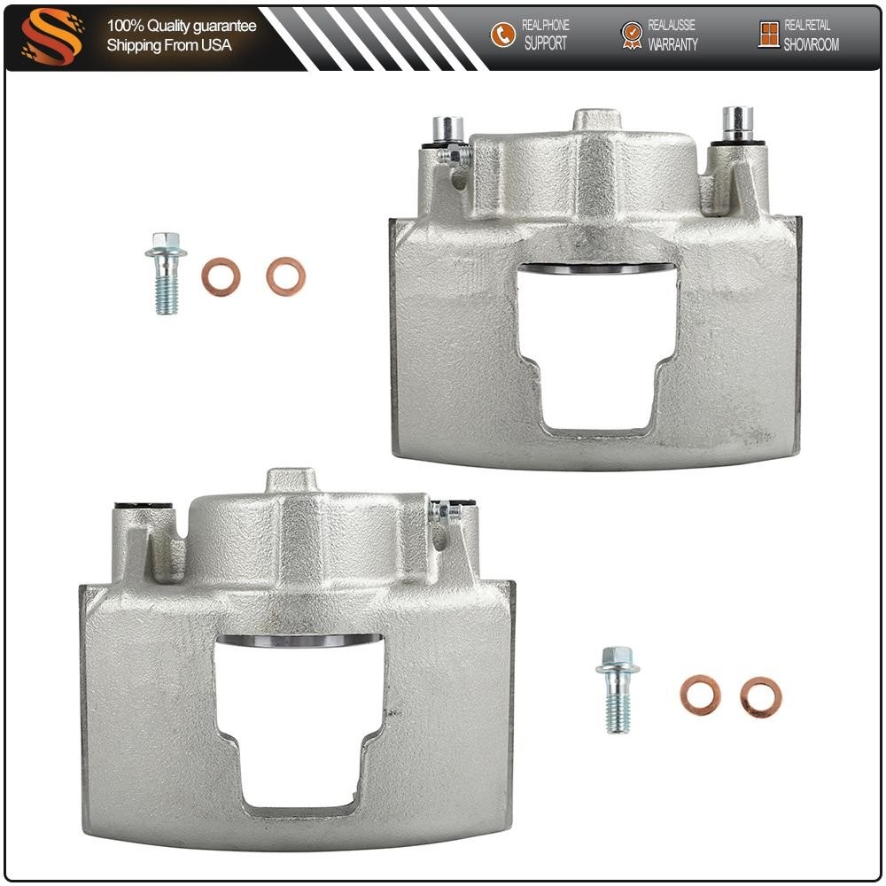 For 96-2001 CHEVROLET EXPRESS 3500 1990-2000 GMC C3500 Front Brake Calipers Pair
