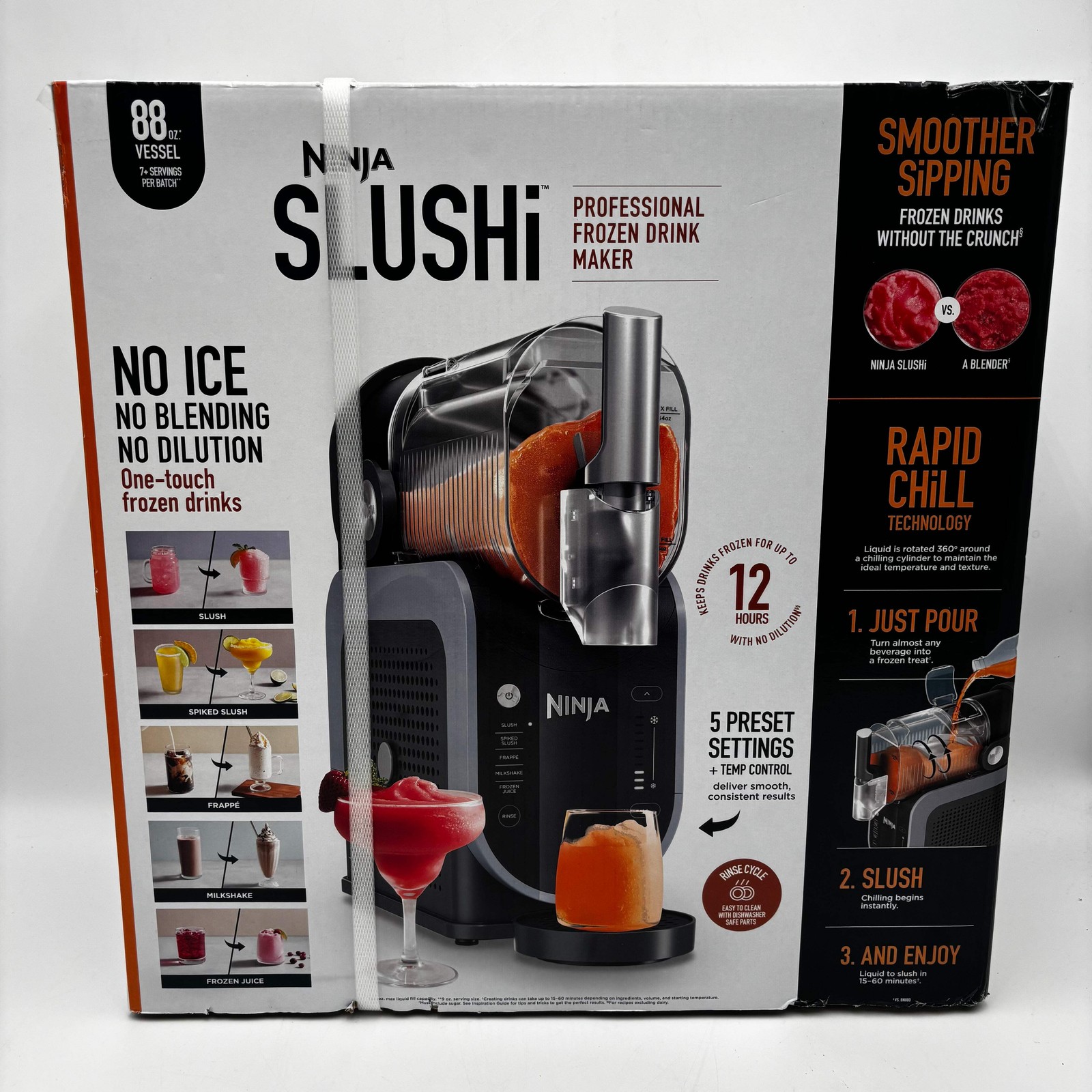 Ninja SLUSHi 88 Oz Frozen Drink and Slushie Maker FS301-image
