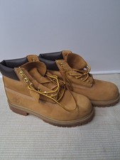 Size 3 Kids - Timberland Classic 6" Inch WATERPROOF - Wheat Nubuck Leather 12709