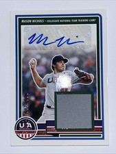 Mason Nichols 2023 Stars & Stripes USA #SM-MN Signature Materials /200 (1305🔥