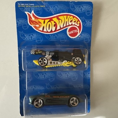 1998 Hot Wheels 2-Pack Dog-Fighter Wildcat Rare European Package New Fast Ship