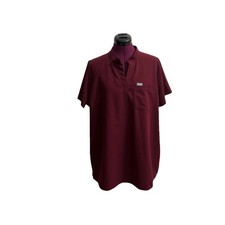 Figs Men  s Kitale Scrub Technical Collection TOP Burgundy Sz L