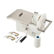 Manual Sausage Linker Machine-Stainless Steel Tying, Stuffer&Knotter for 0-42mm