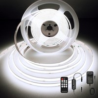 COB LED Streifen 5M Dimmbar, 480 Leds/M, 24V, Kaltweiß, 6000K | LED Strip
