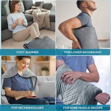 Heating Pad Extra Large  Foot Warmer 2 in 1, XXL Heating Pad 22x33  for Back...