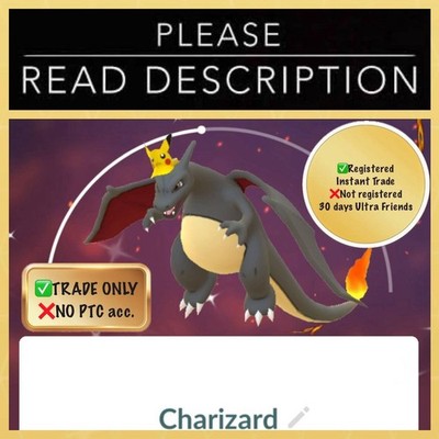 Shiny Charizard wearing a Pikachu Visor Costume Go Fest 2026 - Pokemon Go
