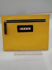 Marni Zip Pouch Borsa Donna Grigio Cotone TopHandle Pochette (Età 14+)