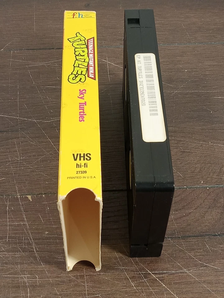 Teenage Mutant Ninja Turtles - Sky Turtles (VHS,1990) Burger King Kids Club - Image 2 of 4