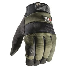 Wells Lamont FX3 Men's Indoor/Outdoor Work Gloves Black/Gray/Green XL 7857XL