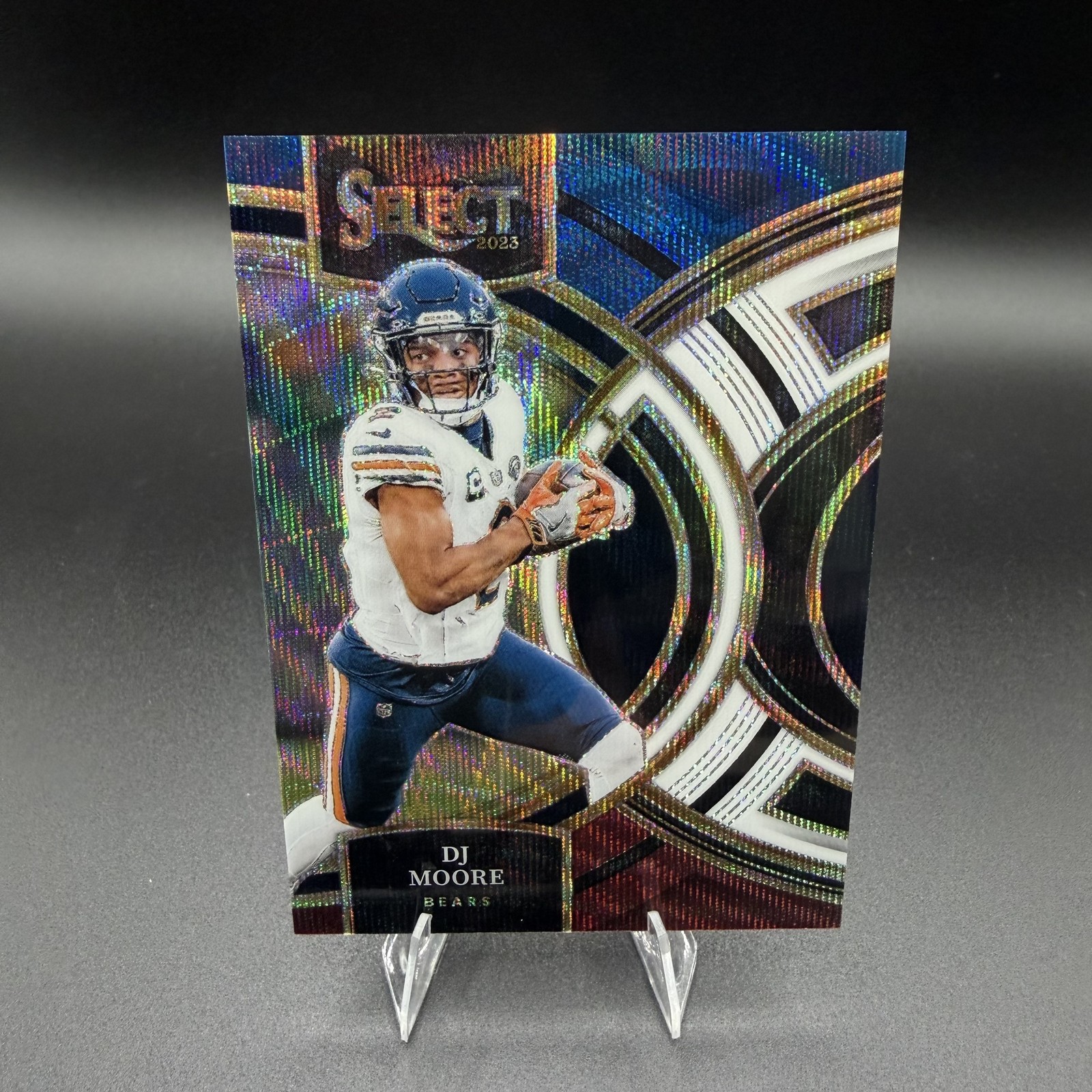2023 Panini Select #159 DJ Moore Tri Color #/225