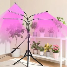 Full Spectrum Indoor Plant Grow Light With Adjustable Stand 80 LEDs Floor Plan