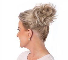 Toni Brattin Twist Classic Hair pony tail holder Elastic Dark Red NEW