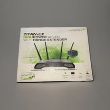 Amped Wireless RE1900 Titan-EX High Power AC1900 Wi-Fi Range Extender 14k Sq Ft!