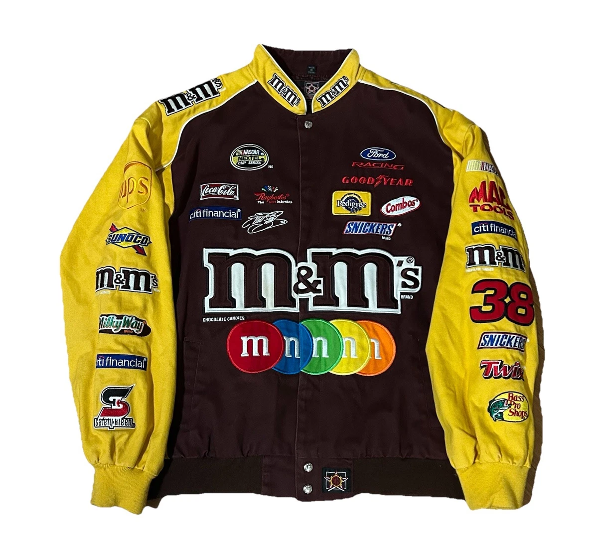 Kyle Busch Yellow NASCAR Jackets for sale | eBay