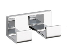 Delta Vero Double Robe Hook Polished Chrome 77736