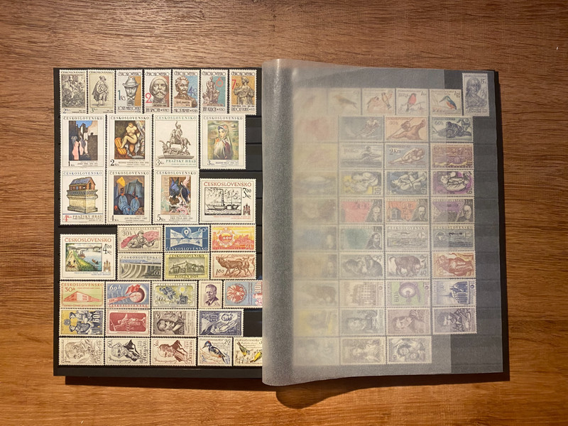Collection of MNH Czechoslovakia Stamps 1959, 73, 74, 76, 77, 79, 80, 82, 84