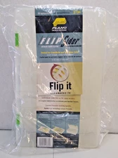 NEW OLD STOCK PLANO 3734 FLIP SIDER TACKLE BOX CRANK BAITS & TOP WATER BAITS