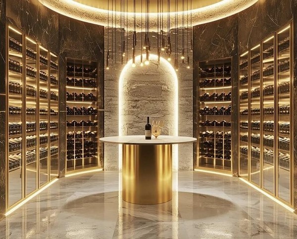 Weinregal Weinarchiv Weinlagerregal Flaschenregal WeinmöBel Weinschrank-image