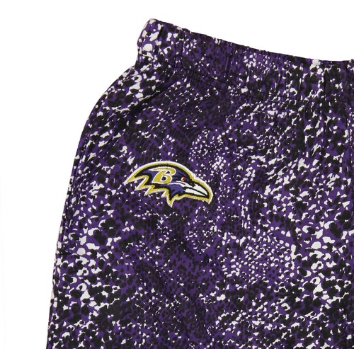 Zubaz NFL Football Men's Baltimore Ravens Post Pattern Pants - Picture 2 of 7