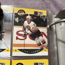 1990-91 Pro Set Hockey Card Jyrki Lumme Vancouver Canucks #300