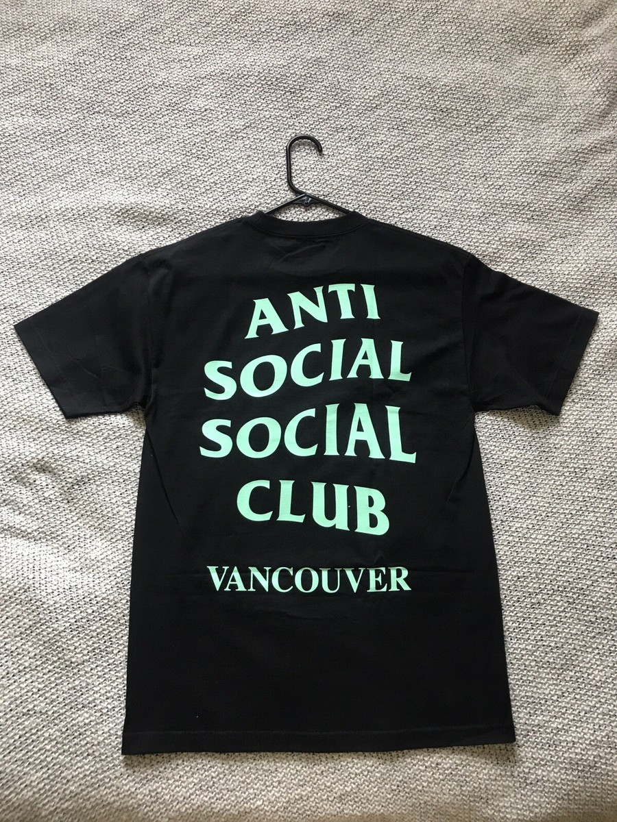 Anti Social Social Club Vancouver Black Tee - M - ASSC S/S FW18 | eBay