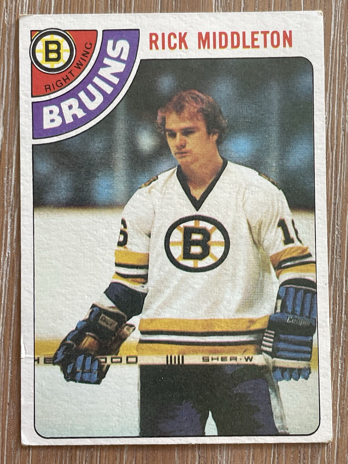 1978-79 Topps Rick Middleton Boston Bruins Hockey Card #113