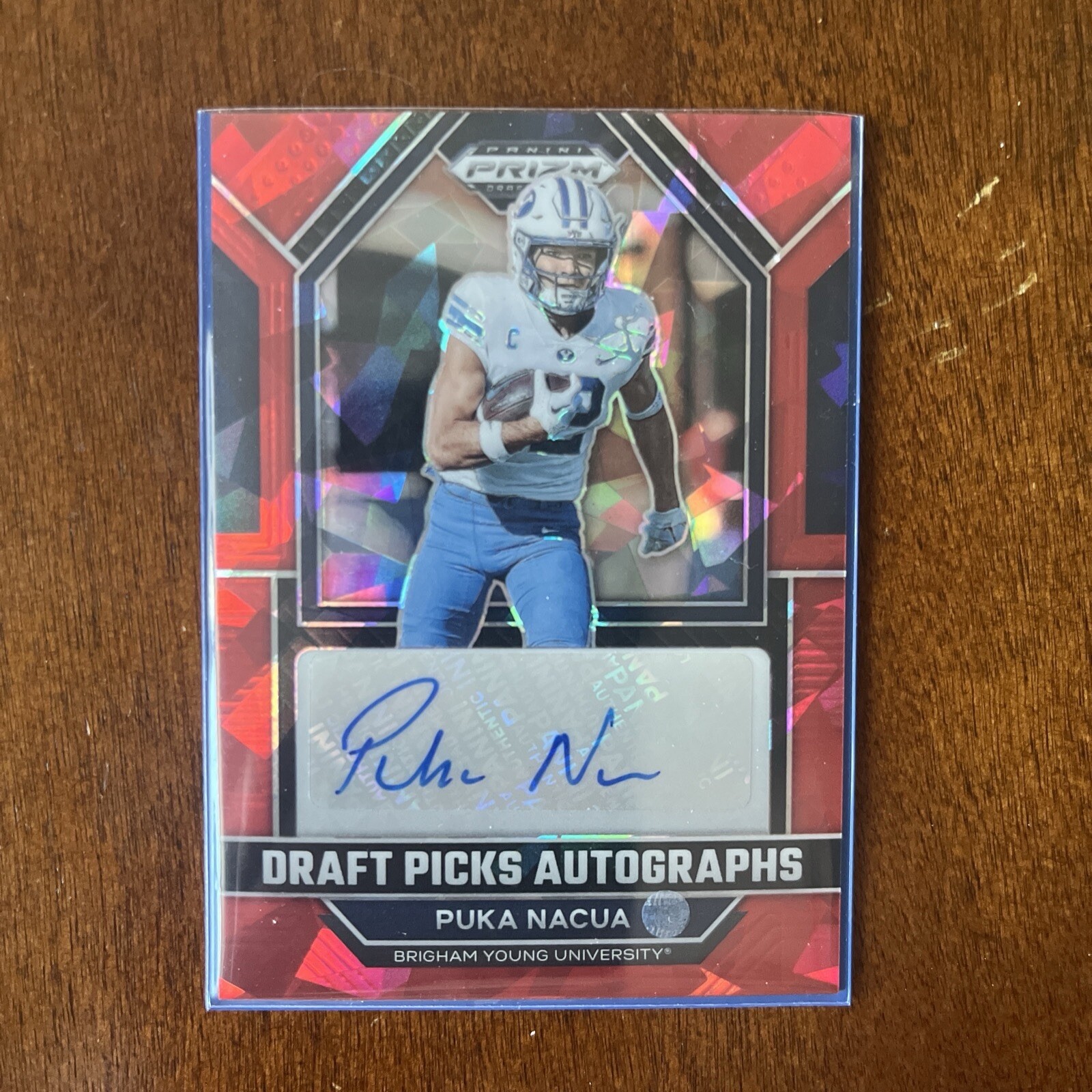 2023 Panini Prizm Draft Picks Draft Picks Autographs#DPA-PNU Puka Nacua (AU, RC)