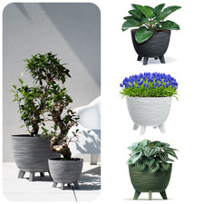 Blumenschale mit Füßen Kräutertopf Übertopf Blumentopf Schale bis 40 cm