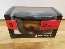 New Scott Ski Snowboard Goggles Black Medium Lens Amplifier No Fog UV Protection