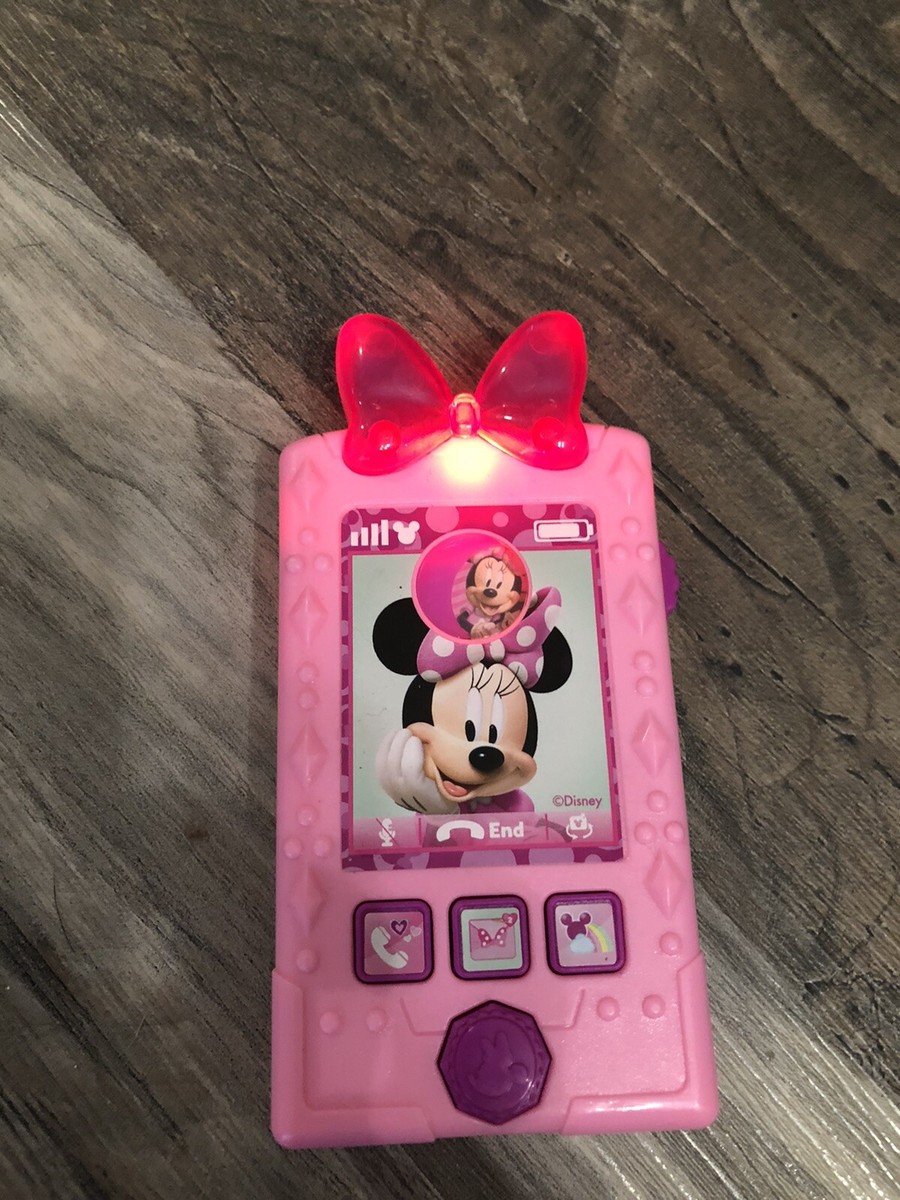 MINNIE MOUSE Happy Helper's Bag Set Toy Pink Purse Cell Phone