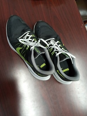 Nike Quest 4 Mens US 13 Running Shoe Black Volt Grey White  display picture 2
