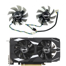 1 Pair Cooling Fan Graphics Card Fans Heat Sink for ASUS RTX3050 6GB DUAL OC