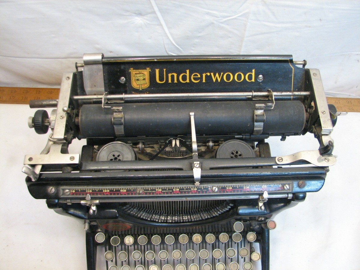【アンティーク】アンダーウッド No5 タイプライター UNDER WOOD 1920's Under Wood社製 アンティーク タイプライター