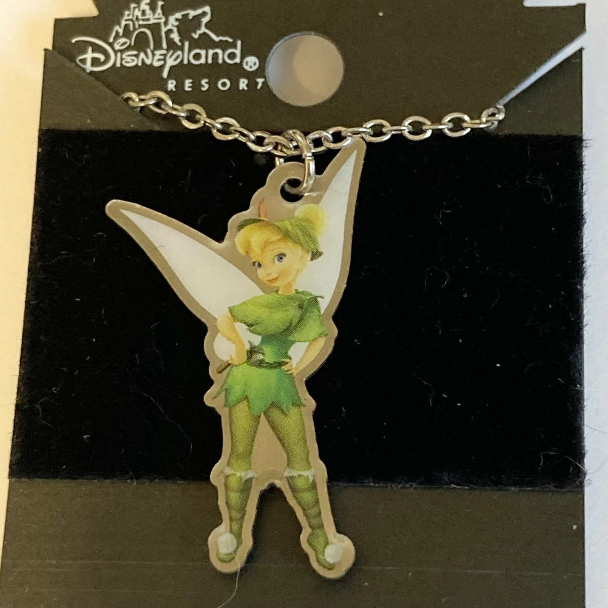 Vintage Disney Tinker Bell Necklace Tinkerbell Tink Disneyana