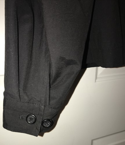 Men’s Tasso Elba Golf Black Lined Windbreaker Jacket With Pockets Size Medium. - Picture 6 of 10