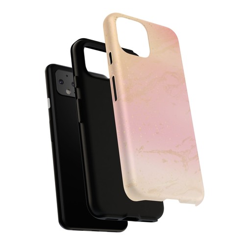 Boho Bohemian Chic Rose Gold Marble Tough Phone Case for iPhone, Galaxy, & Pixel - Picture 167 of 277