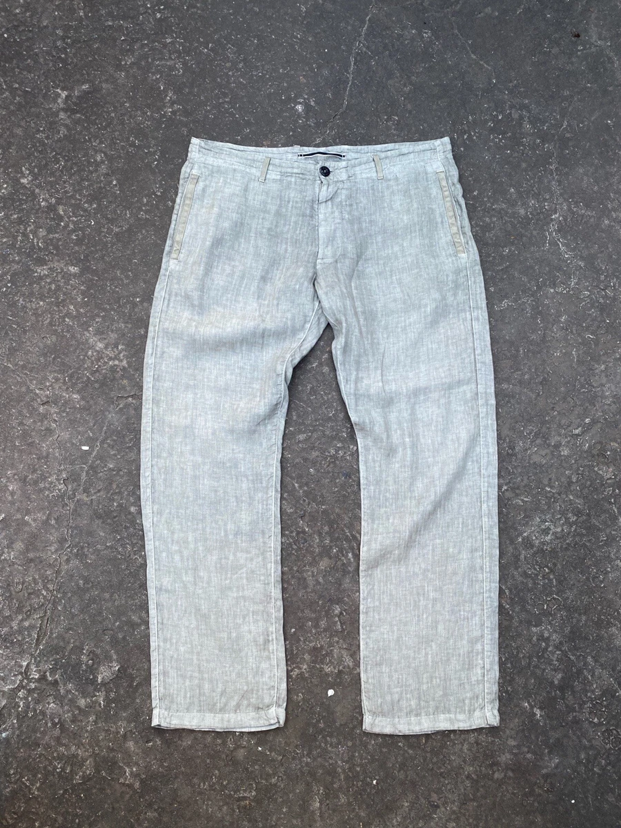 Stone island linen best sale pants