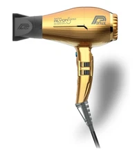 Parlux Alyon Air Ionizer Tech Professional Hair Dryer Made in Italy | Gold