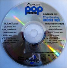 Chartbuster Karaoke CD G Pop Artist Series - CB40176 Rock Nov 2001 