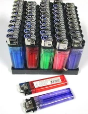 WHOLESALE LOT OF 50 PCS( 1 PACK)--CLASSIC  DISPOSABLE CIGARETTE LIGHTERS-PL50