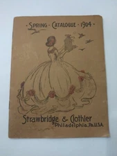 1904 Philadelphia,PA Strawbridge/Clothier Illustrated Spring Catalog Antique 