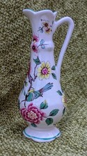 James Kent Old Foley Chinese Rose Vase, Jug Bird 6.5 inches