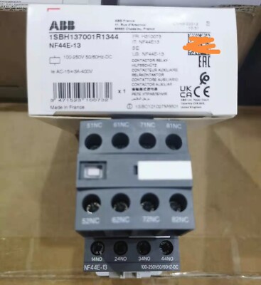 1pc ABB NF44E-13 contactor relay 100-250V AC/DC 1SBH137001R1344