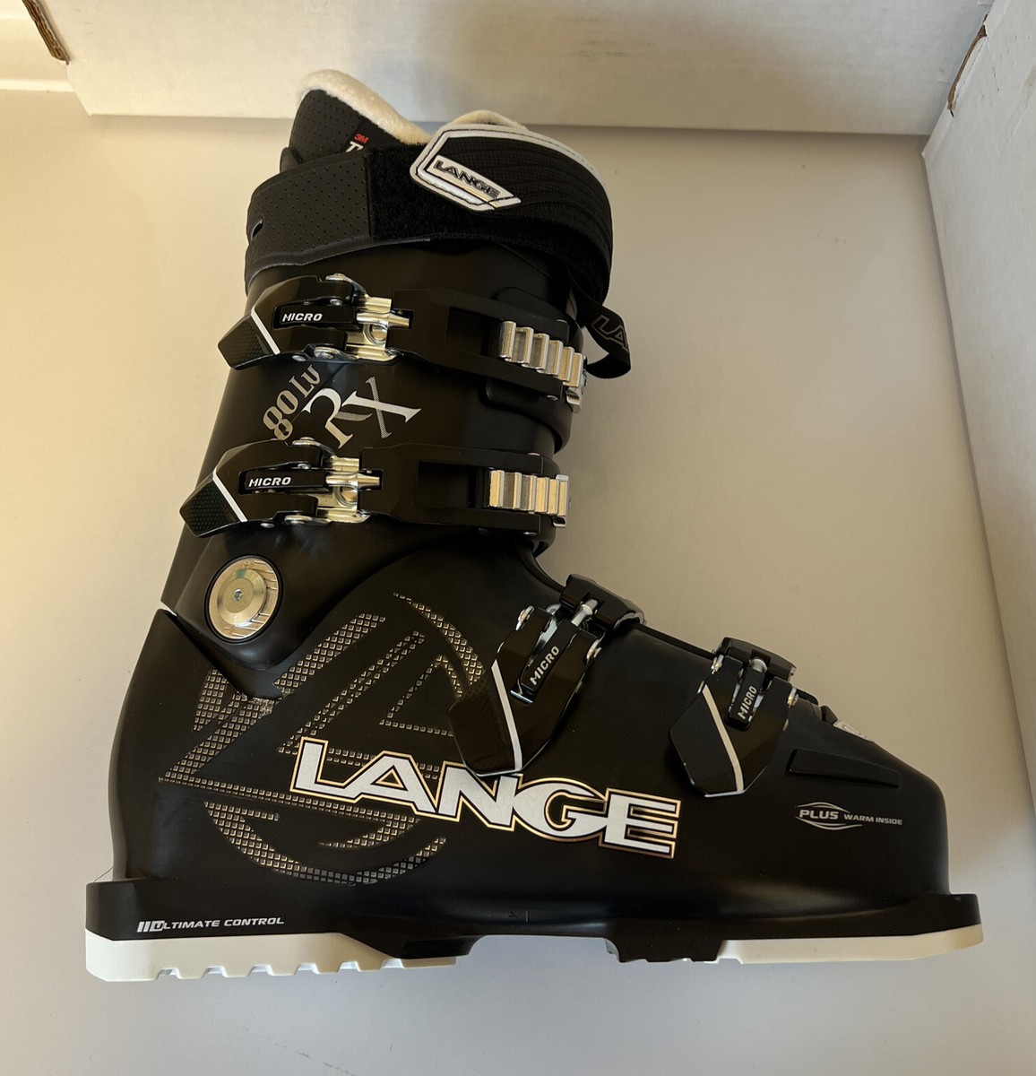 Lange Rx 80 W Low Volume Ski Boots 2016 - Women's 25.5 Black