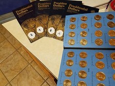 Ultimate Presidential Gold Dollar Complete 156 Coin Set P D Mint Vol 1 2 Pos A B