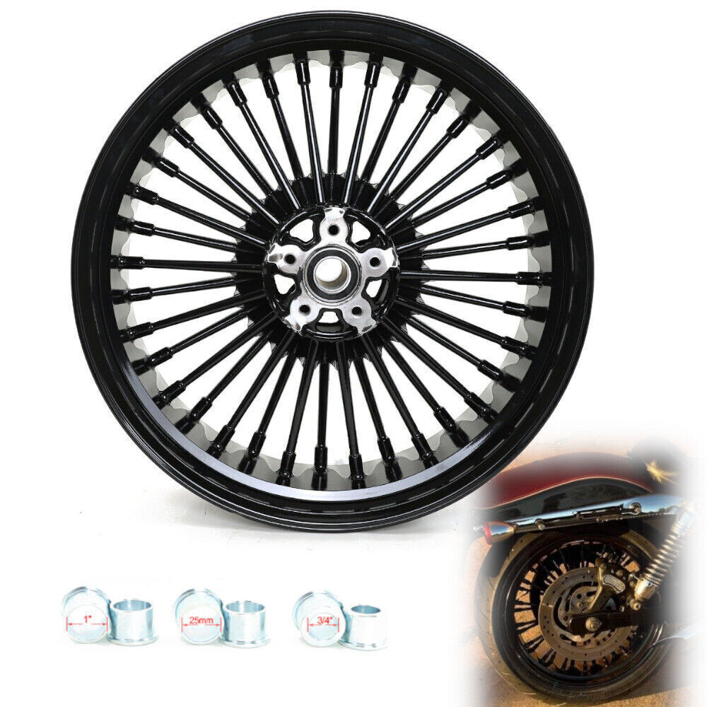 17in. Fat Spoke Rear Wheel Rim 17x6.0 for Harley Softail Fatboy Lo