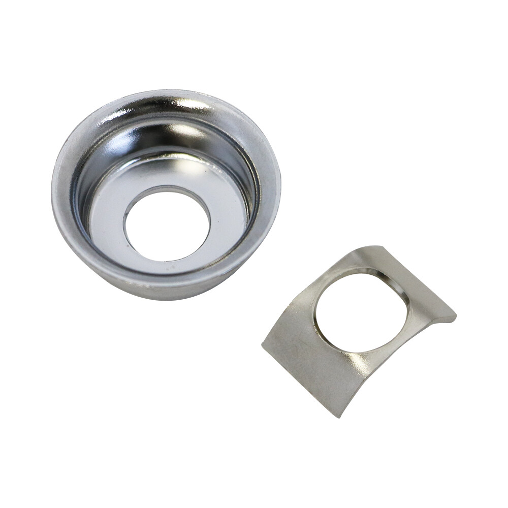 Hosco HK-15C Telecaster Jack Cover, chrome