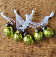 5 x Hochwertige Grün Glaseier Verblendet Glas Ostereier 4 cm Glas Metall Eier